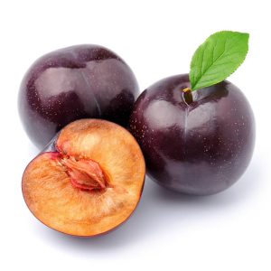 fresh plums
