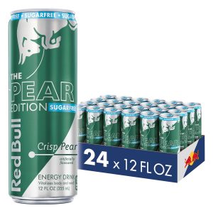 red bull energy drink booster sugar free crisp pear athlete low calorie 24pcs